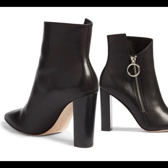 PAIGE Kate Asymmetrical Bootie (Black, 10M) - Picture 3 of 10